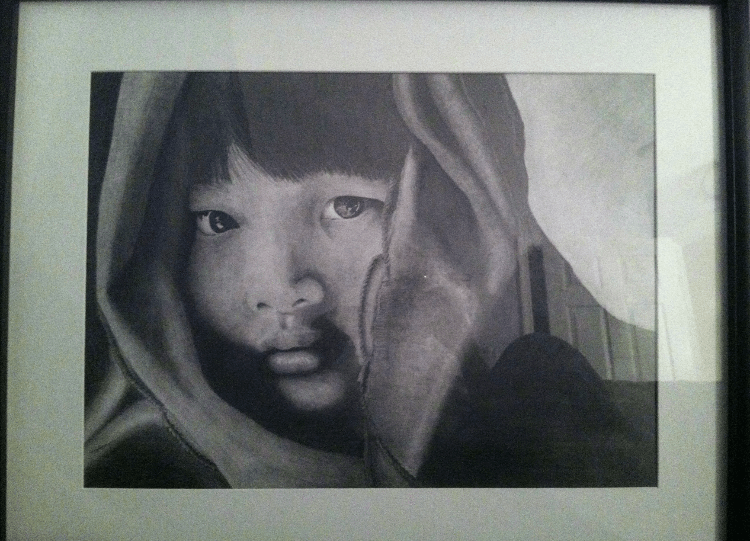 Another monochrome pencil drawing by Walker, Feb. 2018. (Noah Walker)