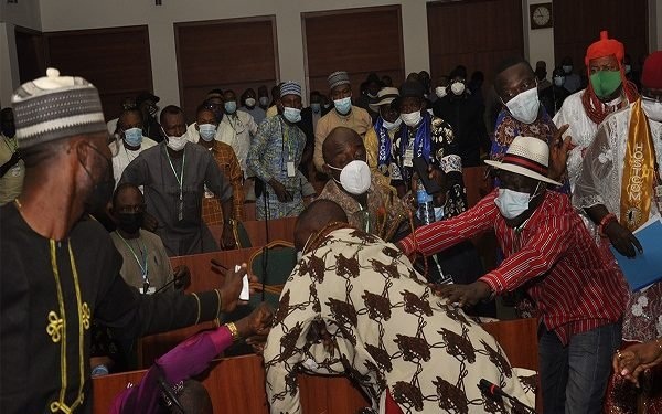 Fight in Assembly over PIB