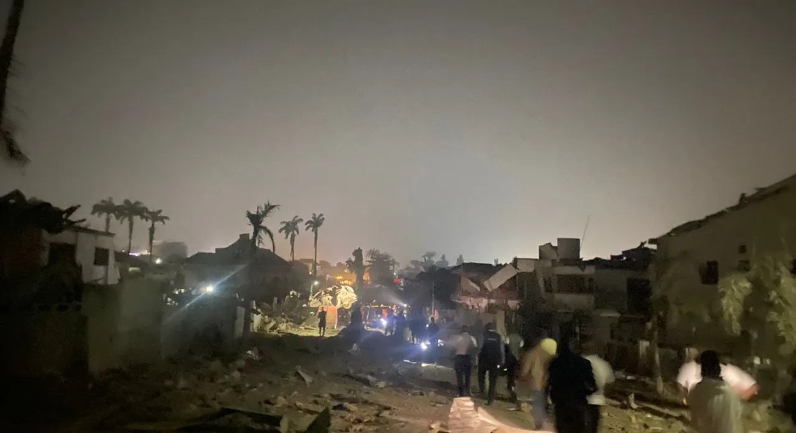 Ibadan, explosion