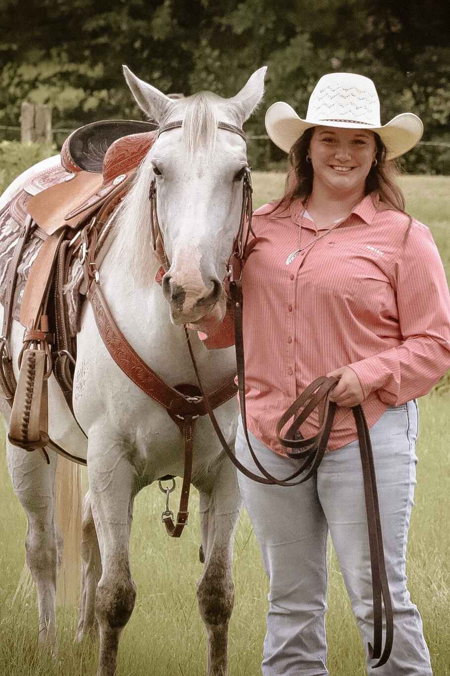 Trinity with her horse