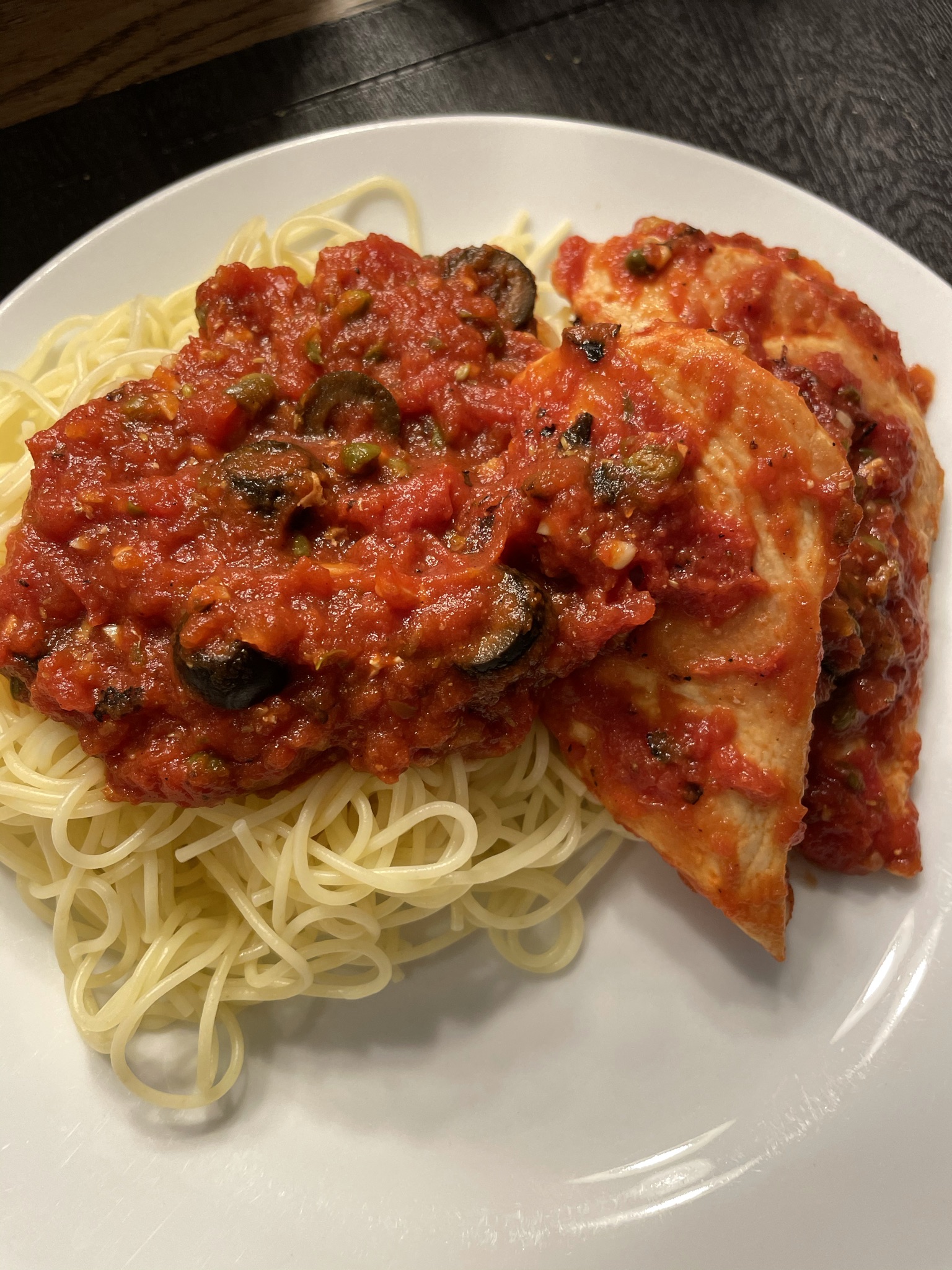 Chicken Puttanesca