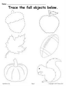 Tracing lines is a great way to improve handwriting skills and help those younger ones get a head start on writing. Adorable Autumn Crafts For Preschoolers Dairy Road