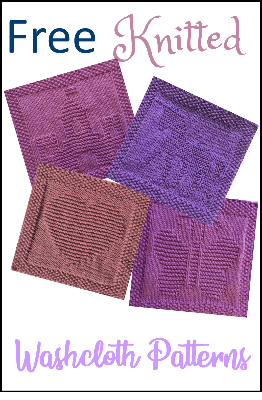 free paw print knitting pattern