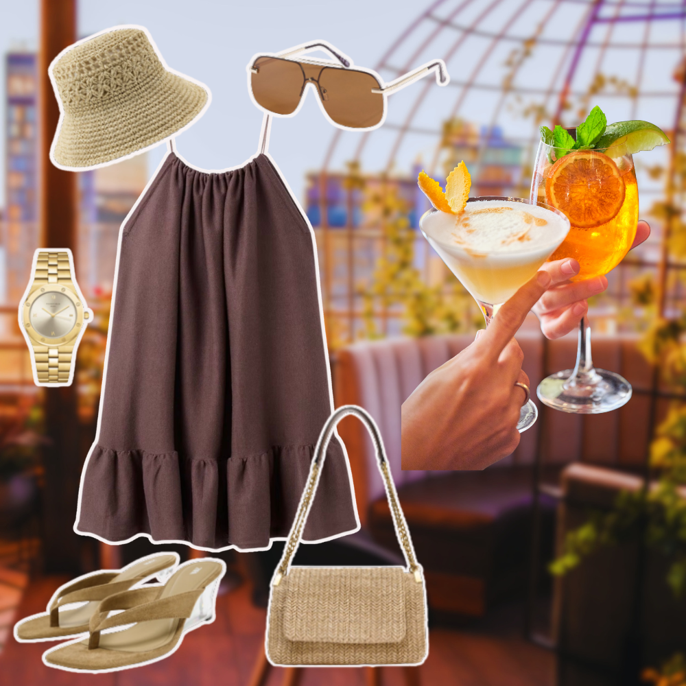 Rooftop bar outfit ideas