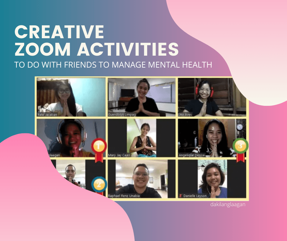 Mental health group therapy activities. Support Mental Health Creative Zoom Activities To Do With Friends Dakilanglaagan