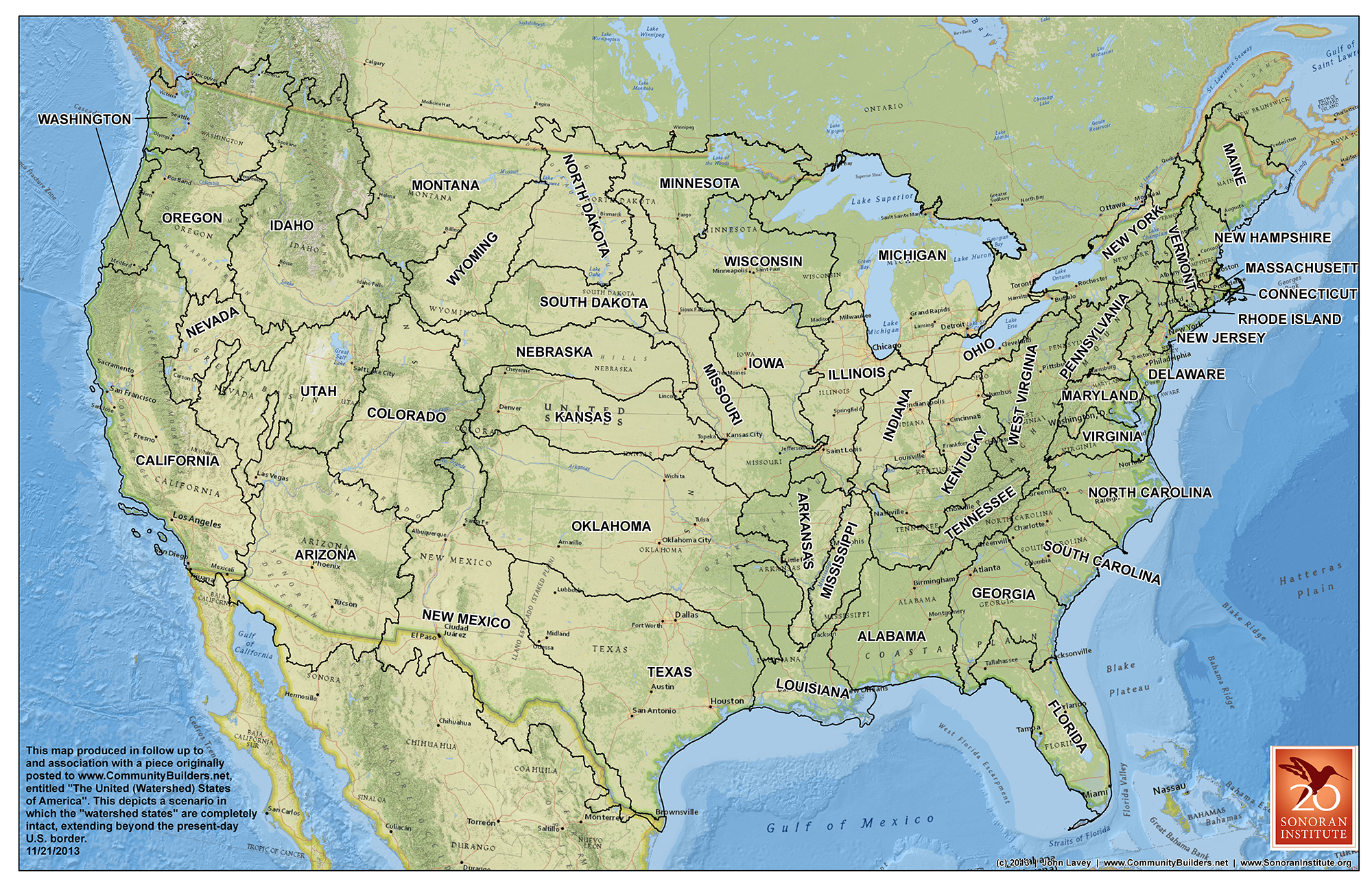 The US Watershed Map A Vital Resource 