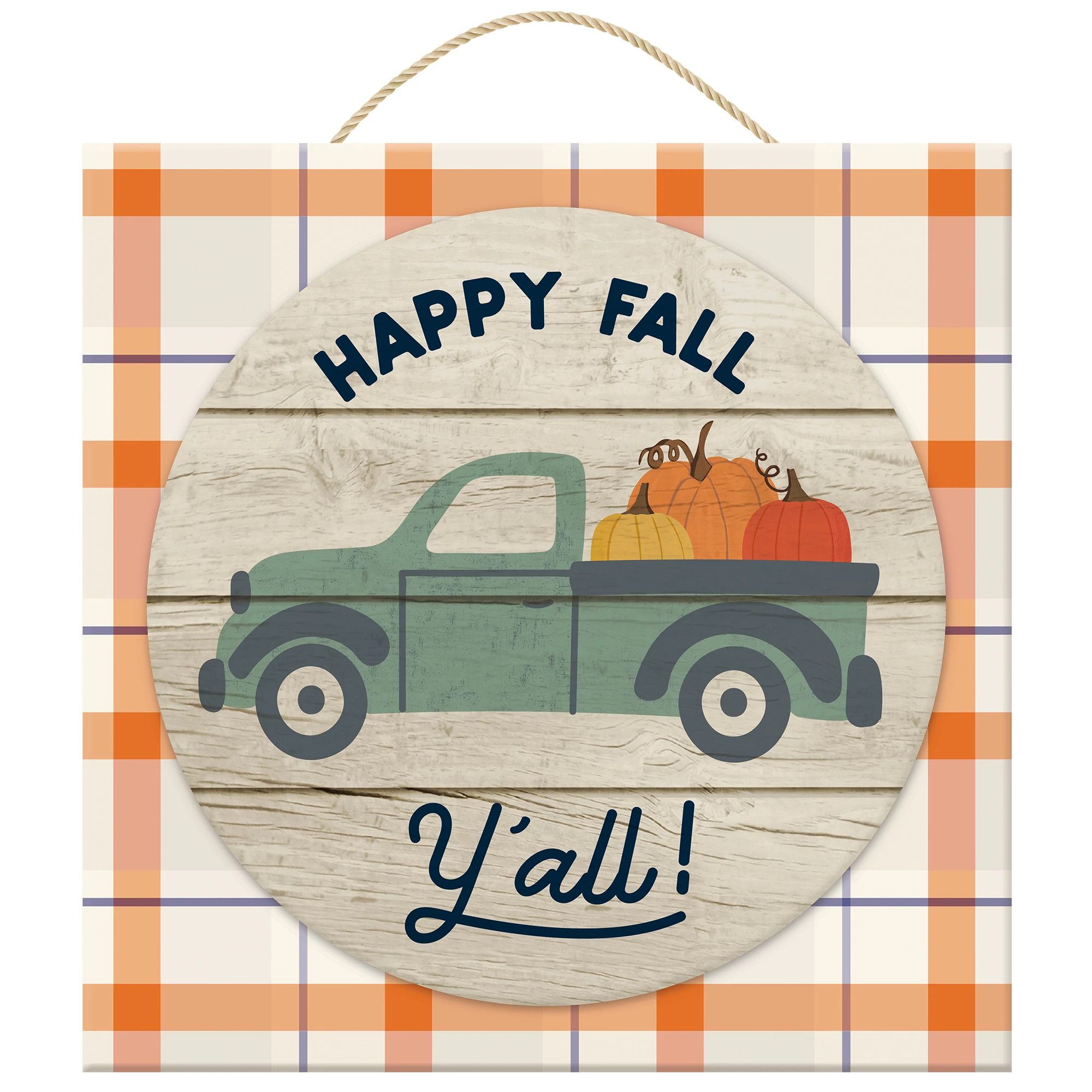 Fall Truck Sign - 13 2/5" x 13 2/5"