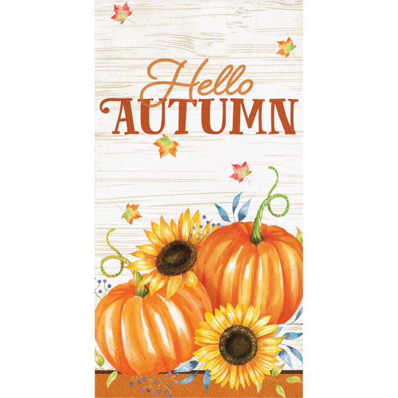 Harvest Truck Guest Towel, 16 Count Package