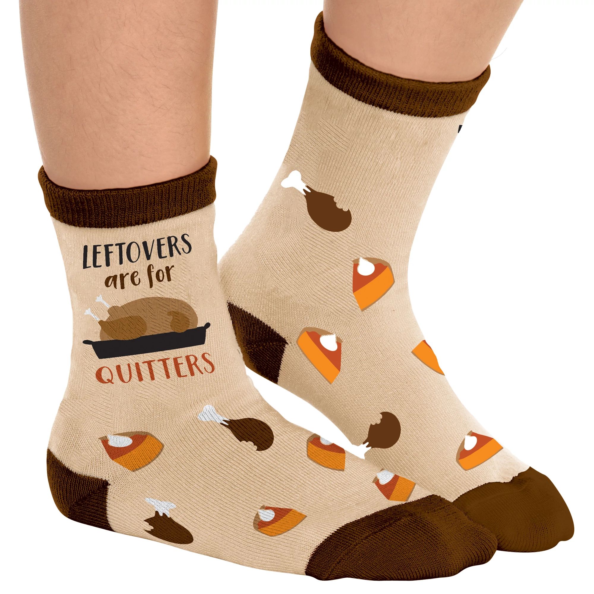 Thankful Crew Socks, 2 Count Package