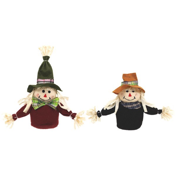 Scarecrow Polyester Ornament - 6"