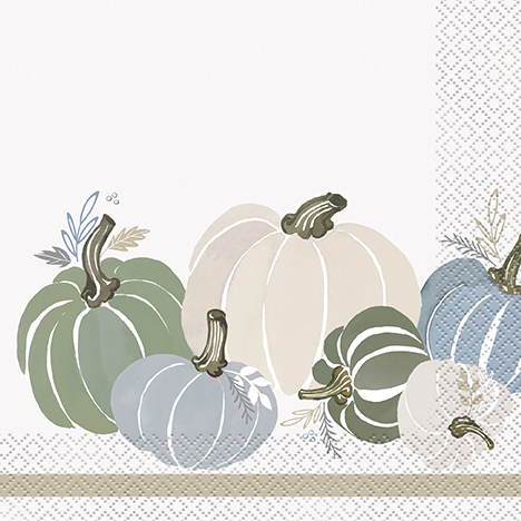 Modern Pastel Thanksgiving Luncheon Napkins 16ct