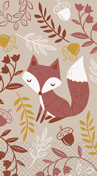 Chic Thanksgiving Guest Napkins 16ct