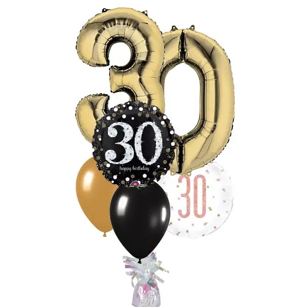 30th Balloon Bouquet Create Your Bouquet