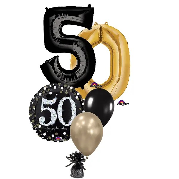 50th Balloon Bouquet Create Your Bouquet