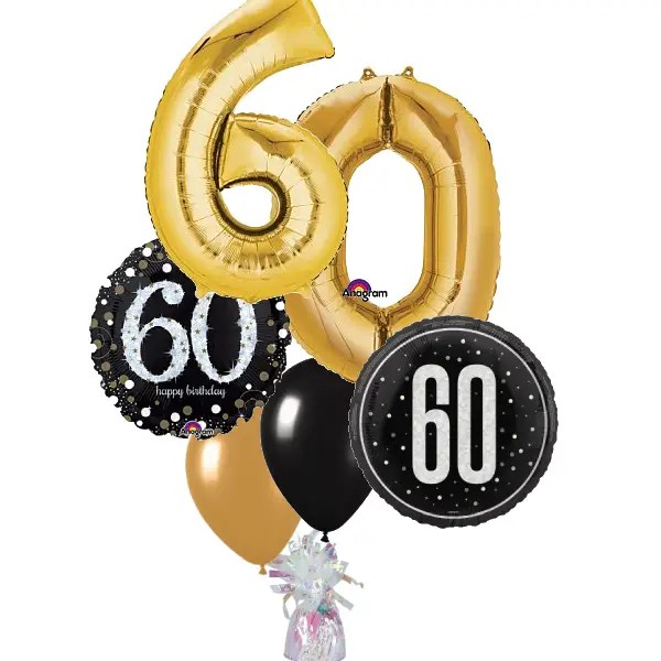 60th Balloon Bouquet Create Your Bouquet