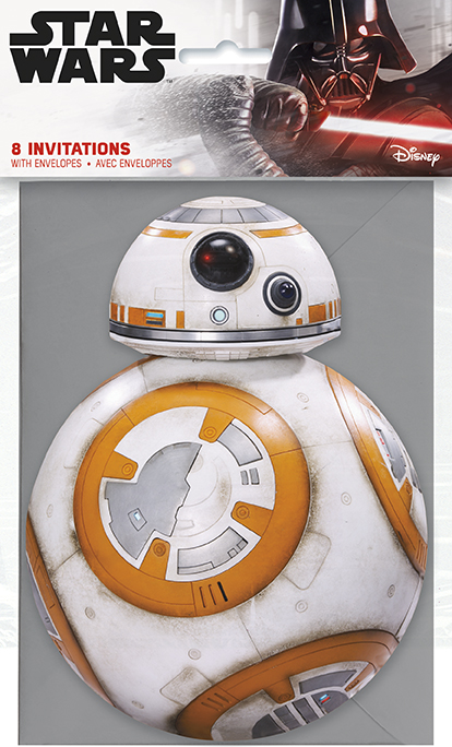 Star Wars Classic Large Invitations, 8ct