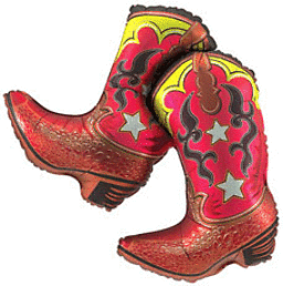 Dancing Boots 36" Jumbo Shape Mylar Balloon |J753|