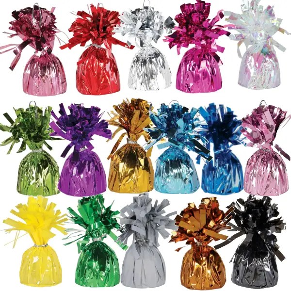 Metallic Balloon Weights - Select Your Color