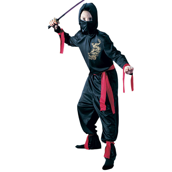 Child Black Ninja Costume {W255}