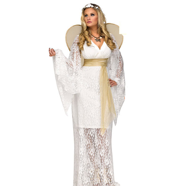 Adult Angelic Maiden Costume Size: S/M (2-8) - {W370}