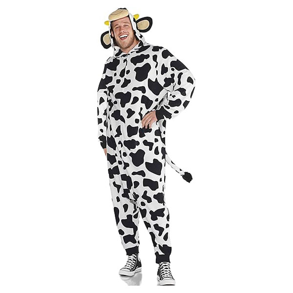 Adult Cow Zipster Costume {W393}