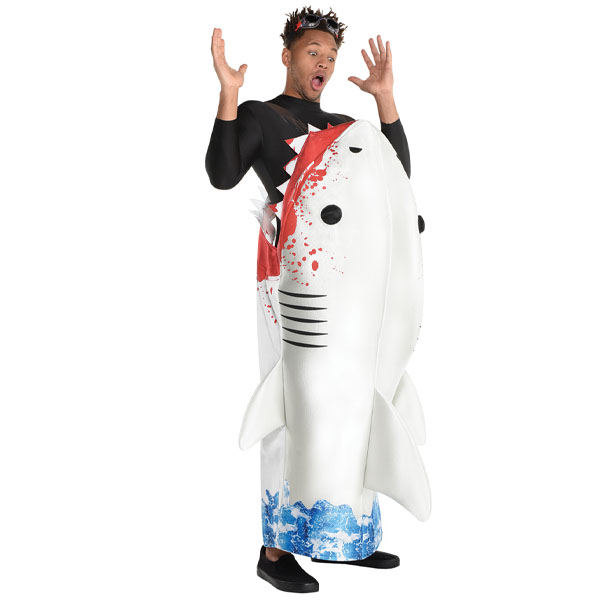 Adult Shark Survival Costume Size: Standard - {W402}