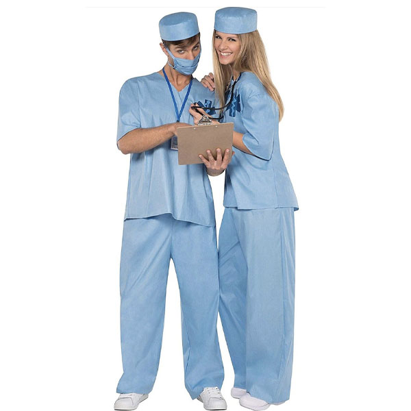 Adult Doctor MD Costume Size: Plus (46 to 52) - {W404}