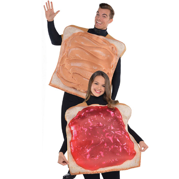 Adult PB&J Set Costume Size: Standard - {W408}