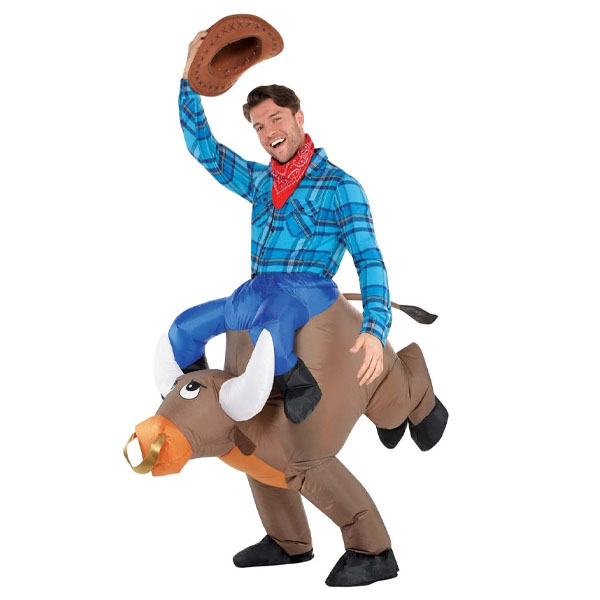 Adult Inflatable Bull Costume Size: Standard - {W413}