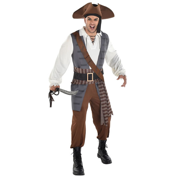 Adult Men Shiver Me Timbers Costume {W429}