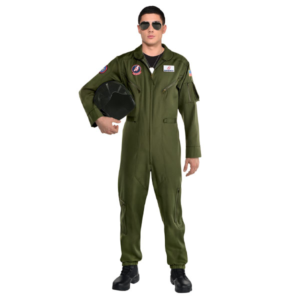 Adult Top Gun Maverick Costume {W465}