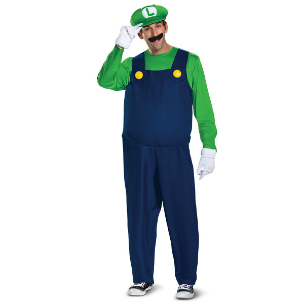 Adult Luigi Deluxe Costume {W468}