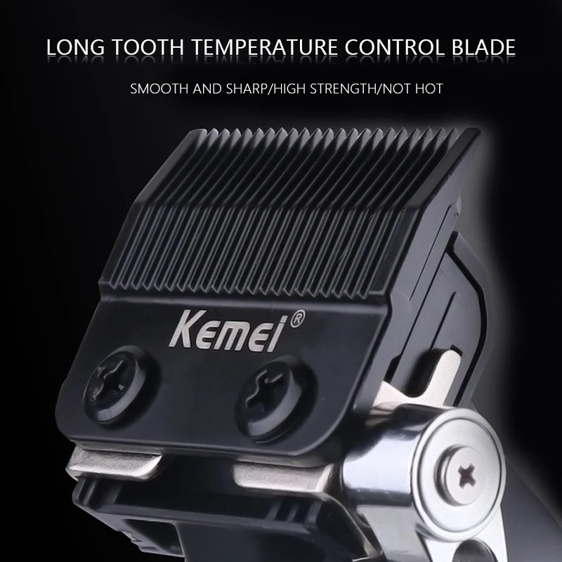 Kemei KM-2296 Tondeuse À Cheveux professionnel pour Hommes réglable noir - Tondeuse à cheveux - Boutique Algérie