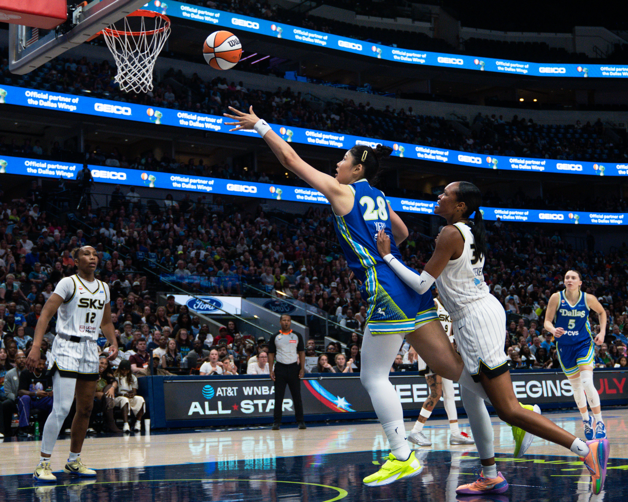 Wings Fall to Valkyries as Golden State Takes Control After Halftime