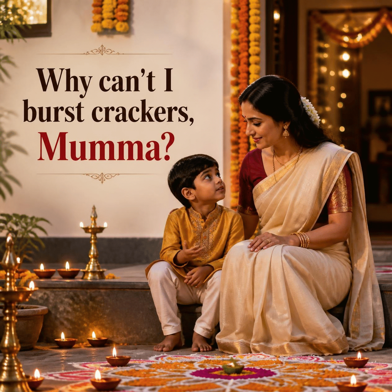 Why can't I burst crackers, Mumma?