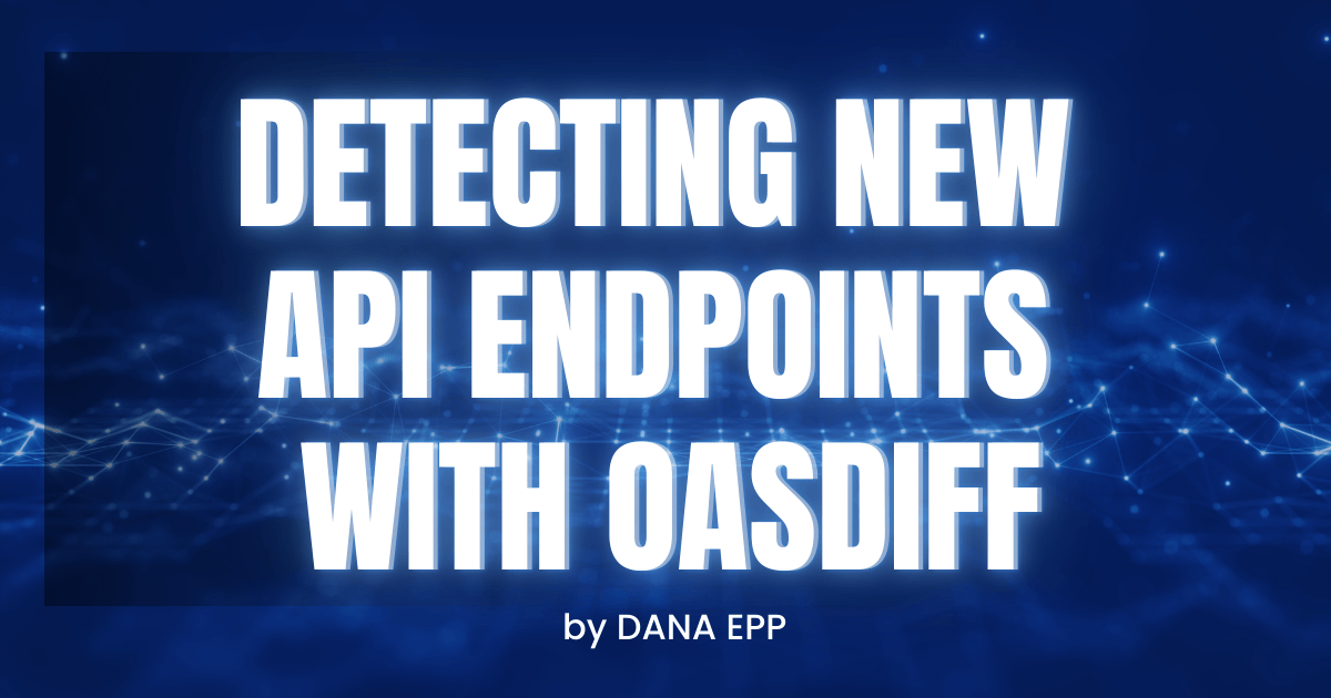 Detecting new API endpoints with oasdiff