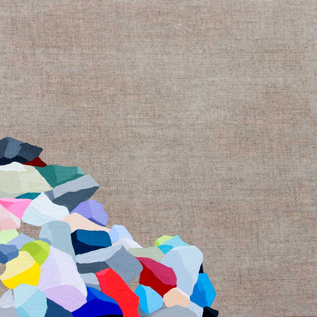 Summit, 10"x 10" Acrylic on linen.