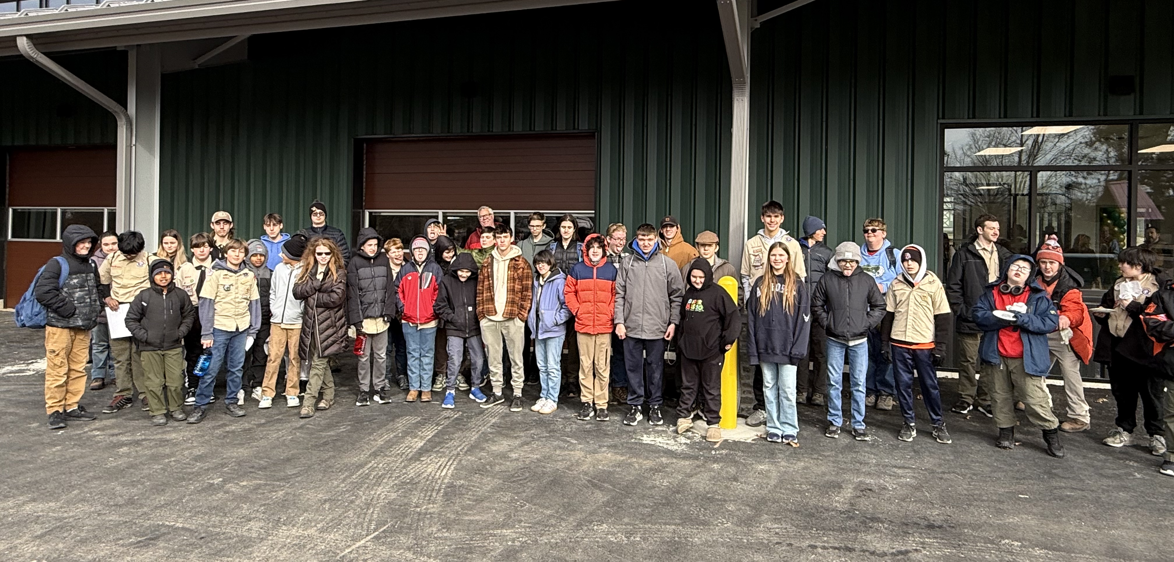 The First Skilled Trade Merit Badge Class at the Dever Family Foundation Skilled Trades Education Center