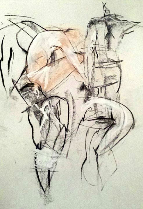 Prud'hon: The Moving Body: Sketches by Jan Irvine.© Jan Irvine. (Click image for larger version)