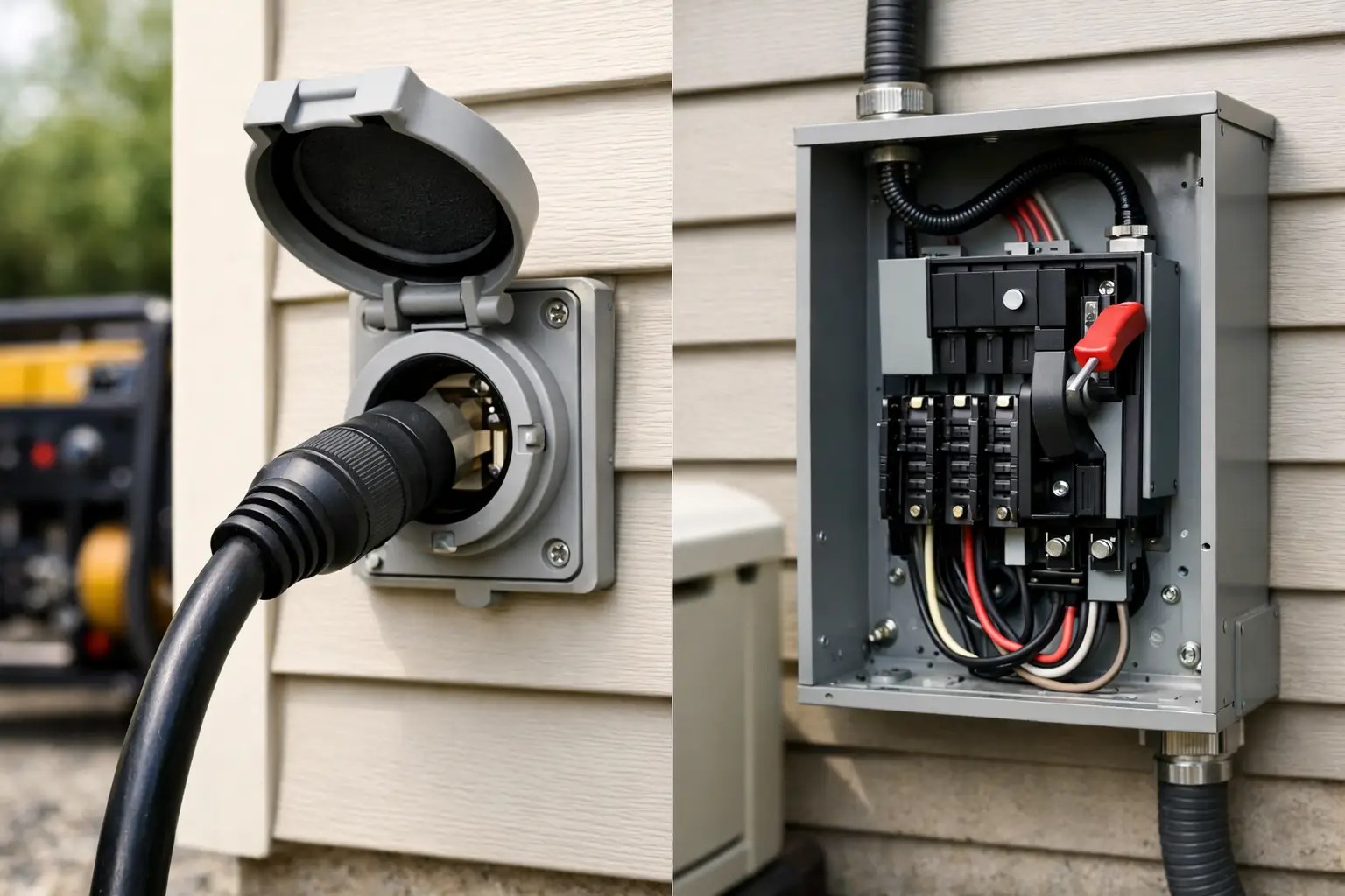Generator Inlet vs Transfer Switch