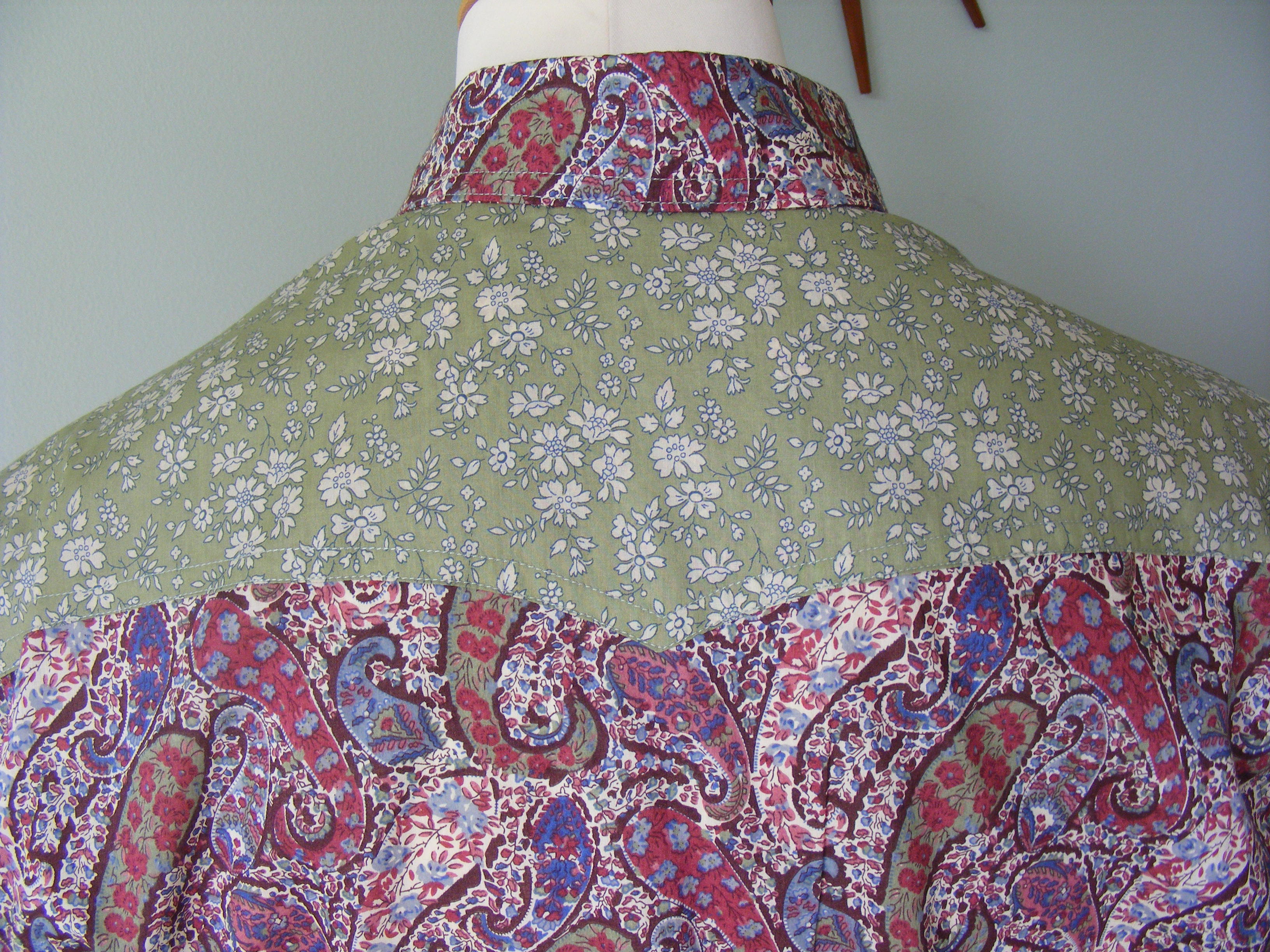 back yoke Bourton/Capel mixed prints