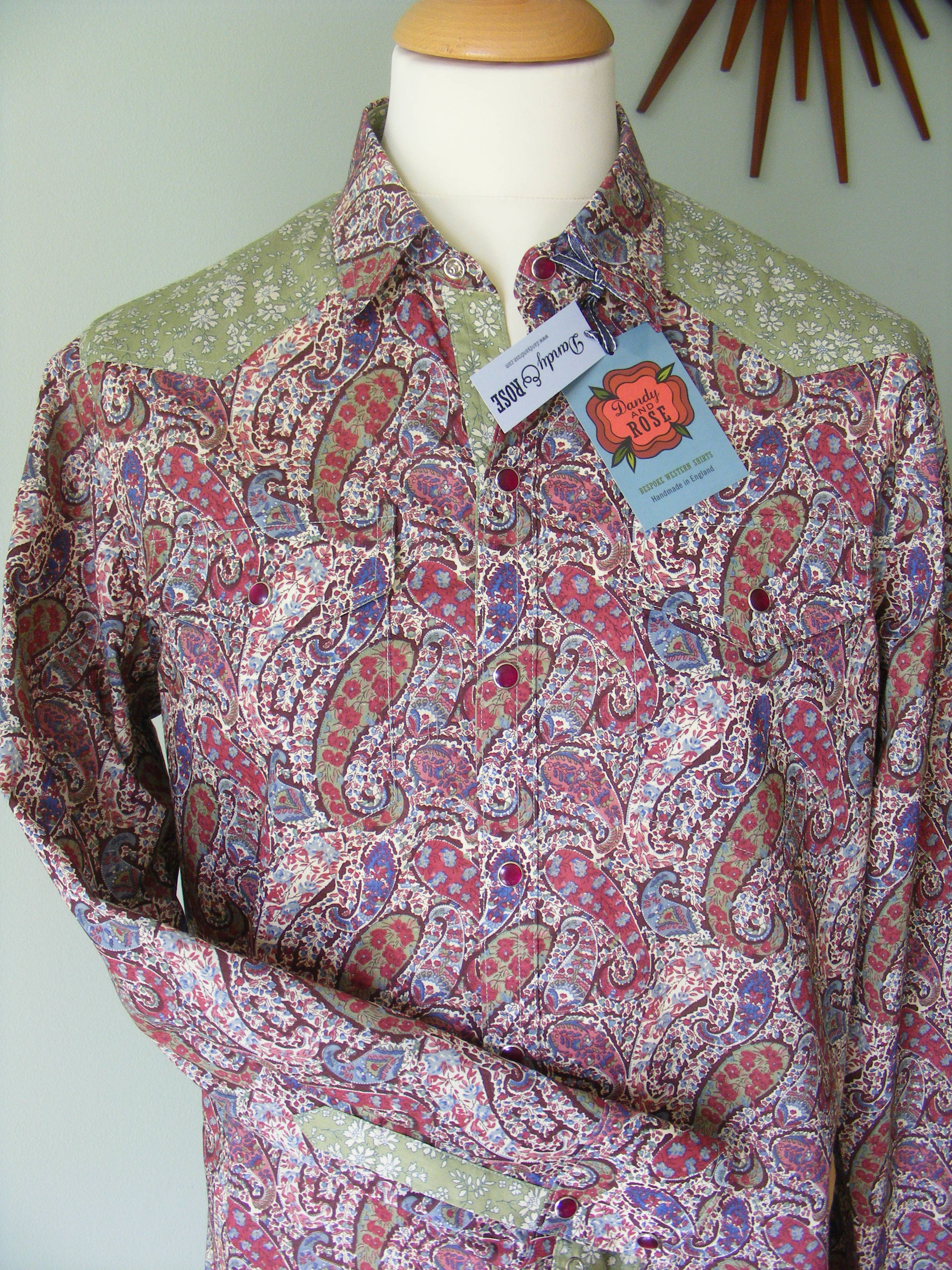 front square Bourton/Capel mixed prints