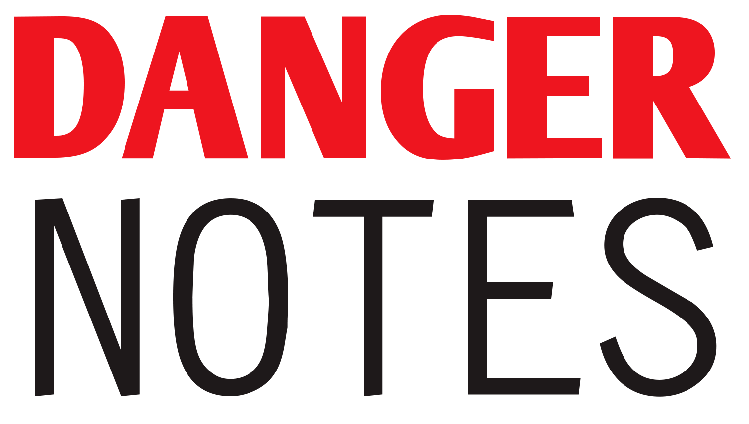 Danger Notes - Main Logo