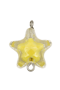 yellow giant star bead