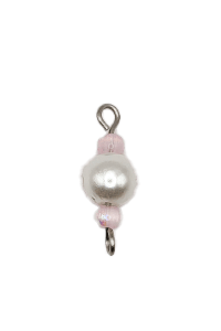 medium pearl with pink beads