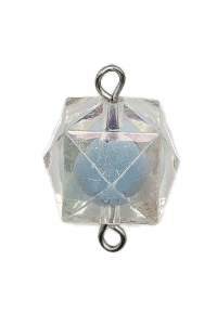 large light blue facet