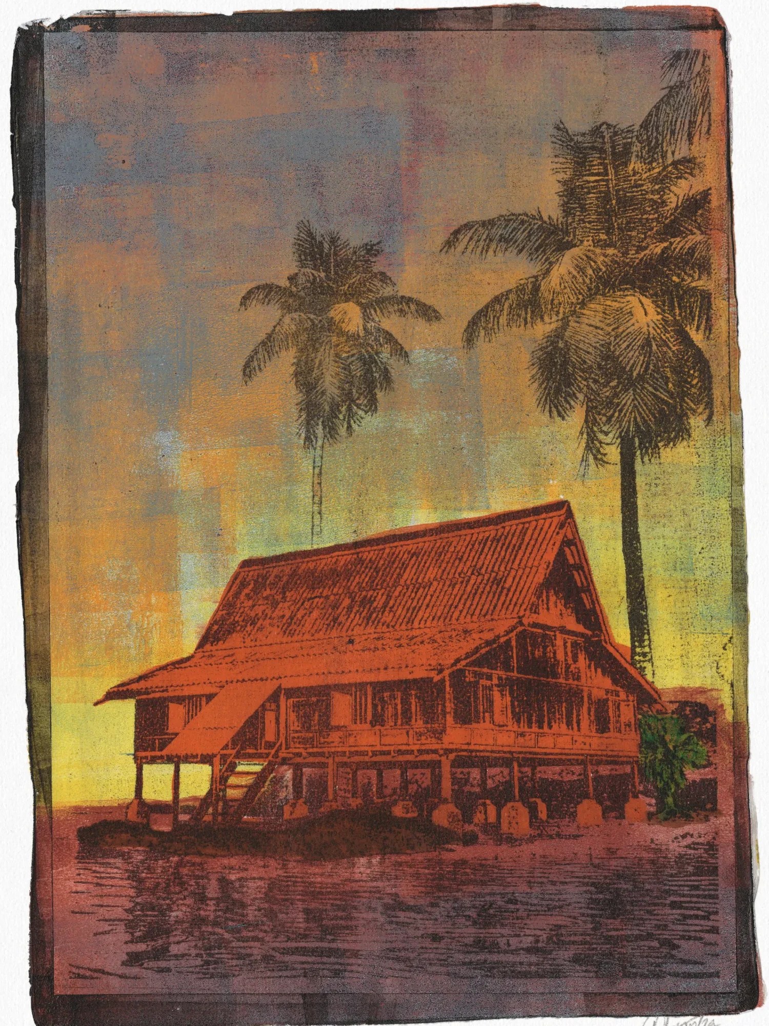 Purple Lake - Print