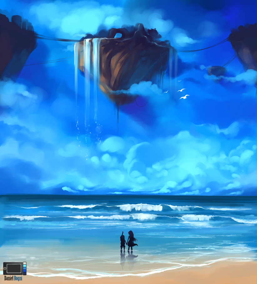 Paint Tool Sai Landscape - Paint Tool Sai Brushes Tutorials -