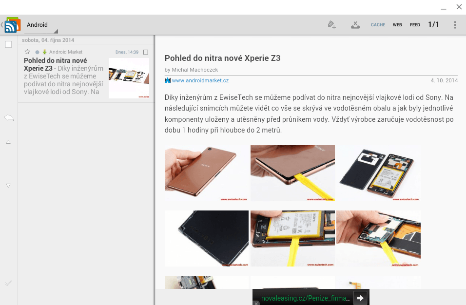 Greader Extention Jak spustit gReader v prohlížeči Google Chrome