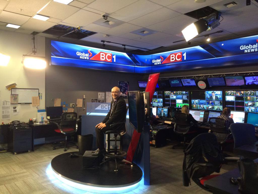 Was invited for a live interview on Global TV BC1 to talk about report released on seniors care